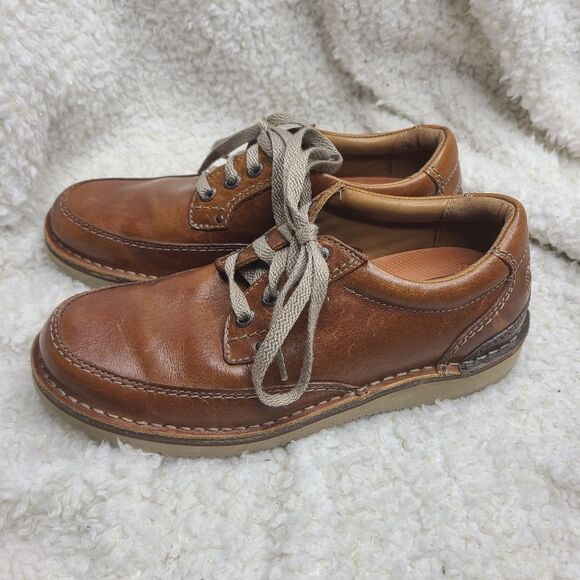 Rockport Men\'s Brown Leather Tru Tech‎ Leather Oxfords Size 7.5 main image 4